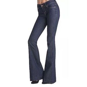J Brand Love Story Flare Leg Jeans in dark denim